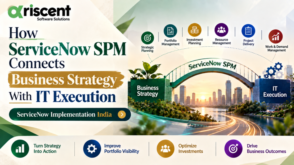 ServiceNow SPM Strategy Bridge for ServiceNow Implementation India